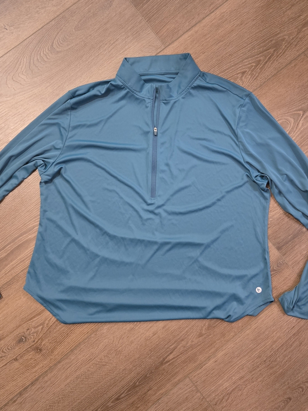 Women's Teal Quarter-Zip Performance Shirt